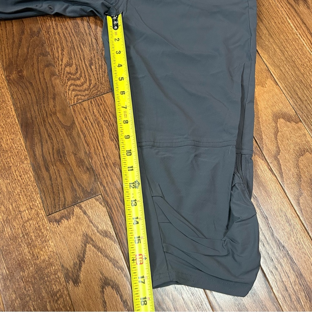 PrAna Jasmine Knicker Hiking Capri Gray Outdoor Pants Size 8 - Picture 10 of 10